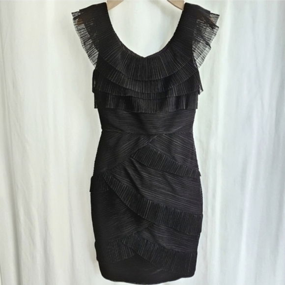 BCBGMaxAzria Black Briana Cocktail Dress - Picture 2 of 16